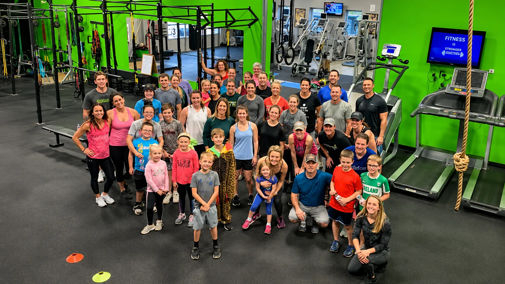 The Optimal Performance community on the training floor